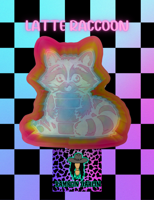 Latte Raccoon Mold