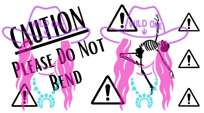 Caution PNG file For Thermal Labels (2.25" x 1.25")