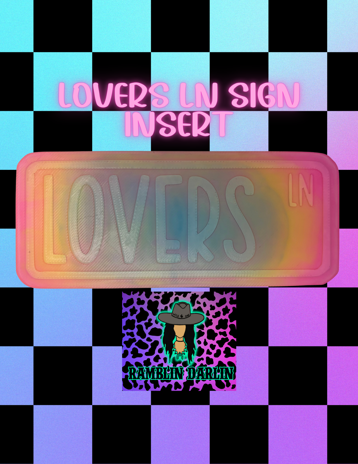 Street Sign Insert Mold