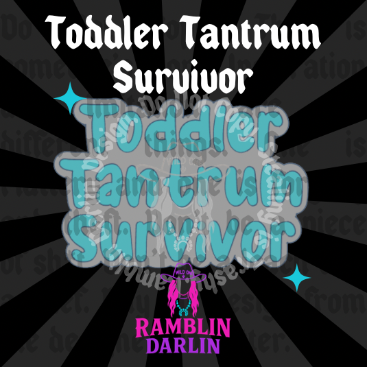 Toddler Tantrum Survivor Mold