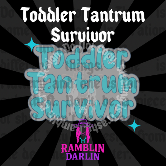 Toddler Tantrum Survivor Mold