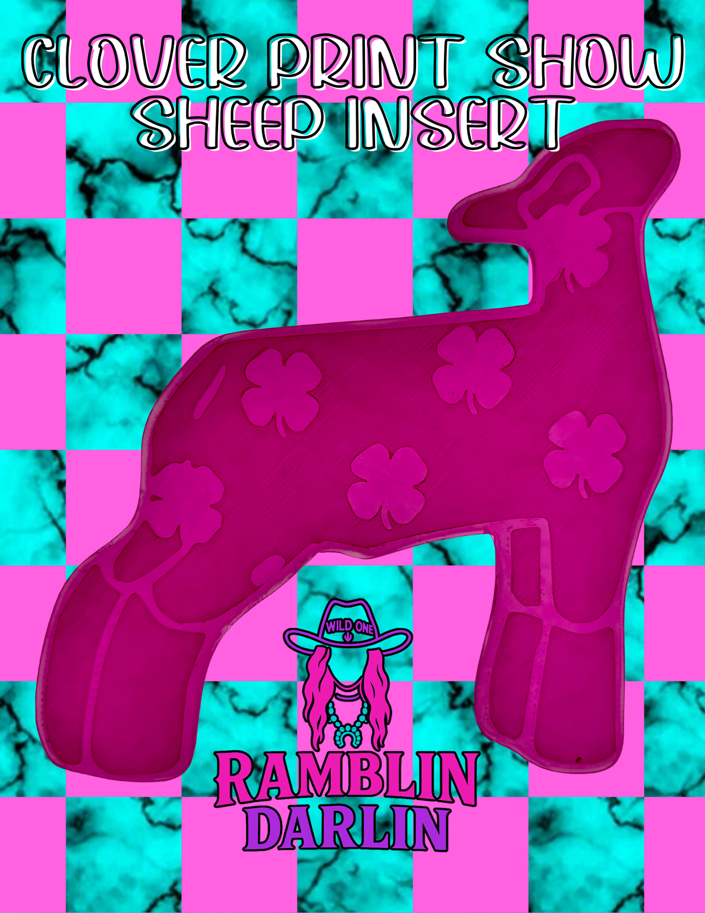 Plain Show Sheep Insert Mold