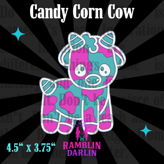 Candy Corn Cow Mold