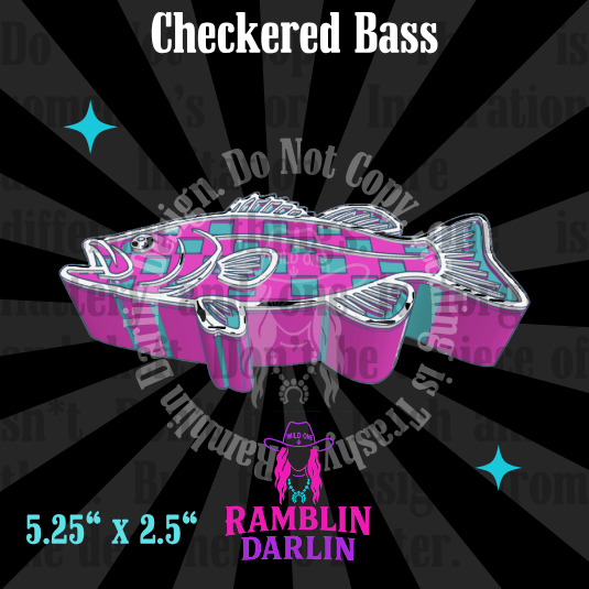 Checkered Bass Mold
