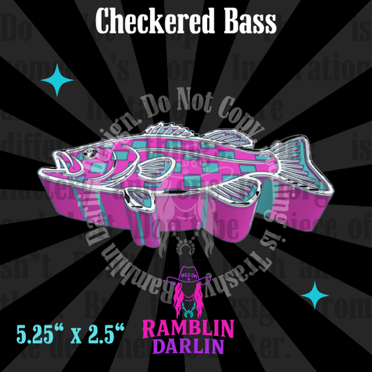 Checkered Bass Mold