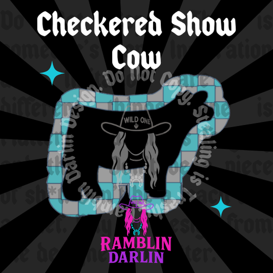 Checkered Show Cow Mold