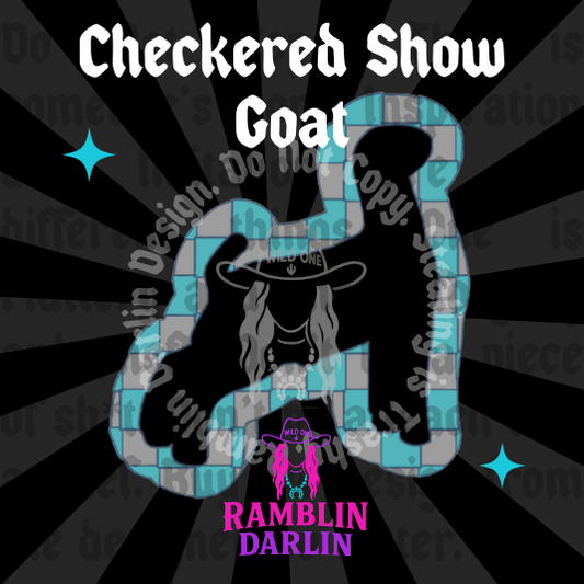 Checkered Show Goat Mold