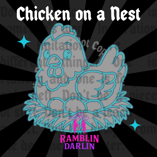 Chicken on a Nest Mold