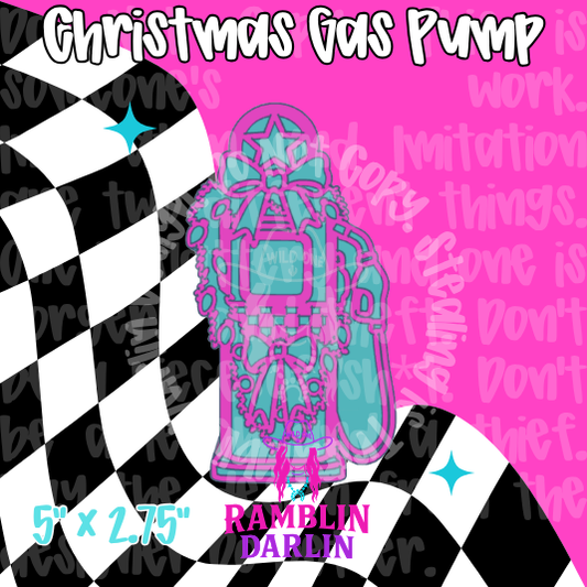 Christmas Gas Pump Mold