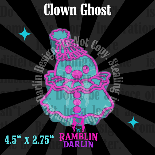 Clown Ghost Mold