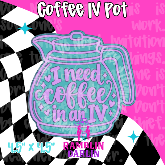 Coffee IV Pot Mold