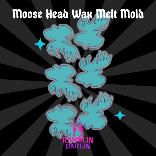 Moose Head Wax Melt Mold