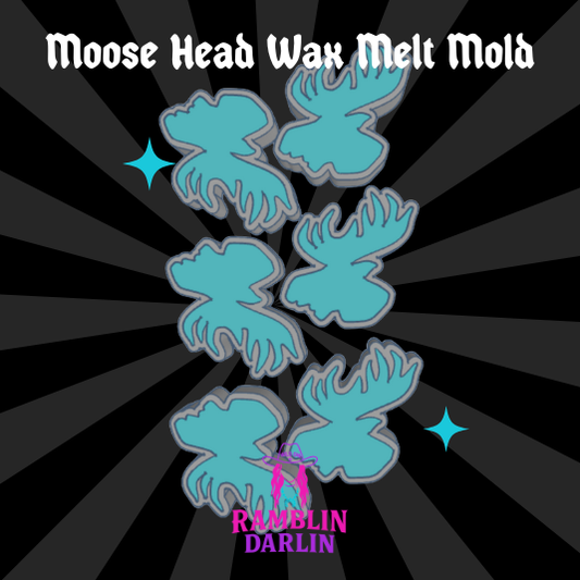 Moose Head Wax Melt Mold