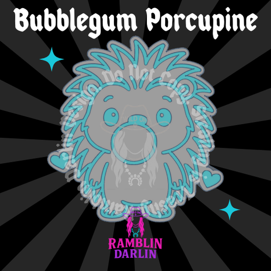 Bubblegum Porcupine Mold