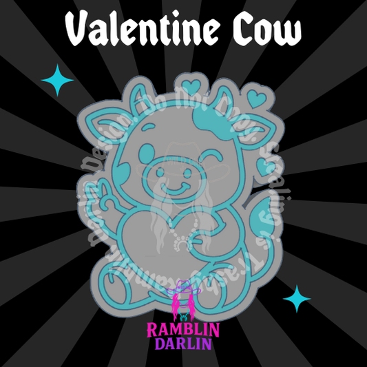 Valentine Cow Mold