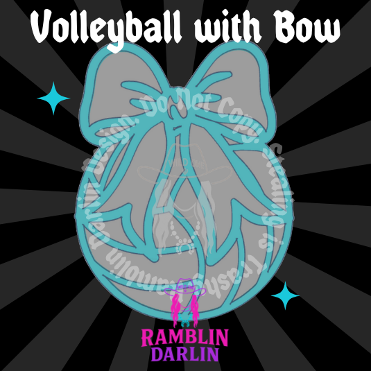 Volleyball With Bow Mold