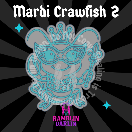 Mardi Crawfish 2 Mold