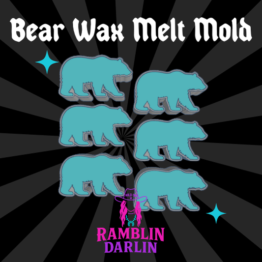 Bear Wax Melt Mold