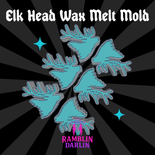 Elk Head Wax Melt Mold
