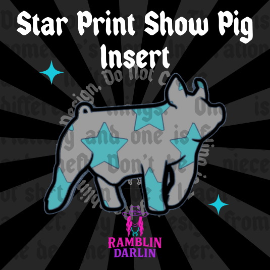 Show Pig Insert Mold