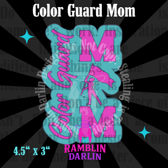 Color Guard Mom Mold