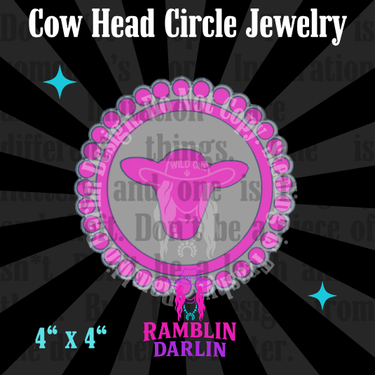 Cow Head Jewelry Mold