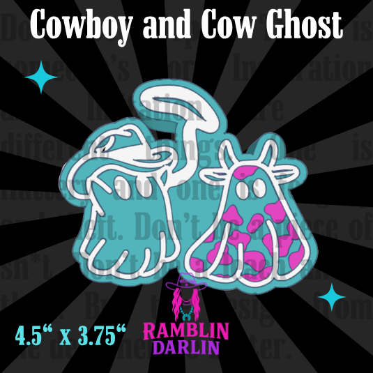 Cowboy and Cow Mold