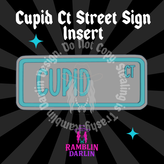 Street Sign Insert Mold