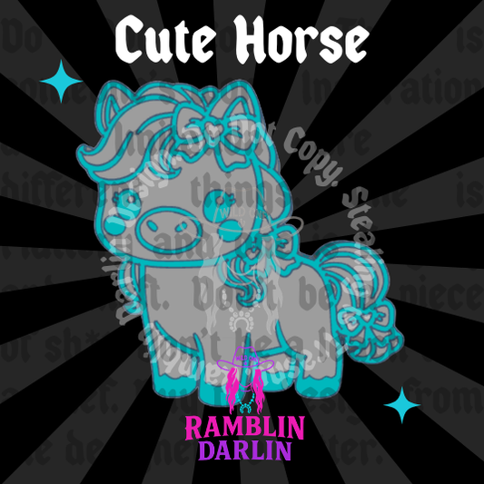 Cute Horse Mold