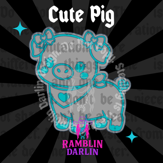 Cute Pig Mold