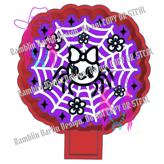 Cute Spider on Spiderweb STL files