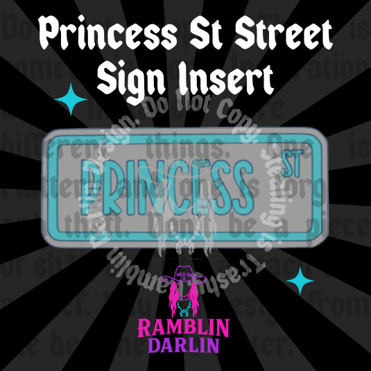 Street Sign Insert Mold