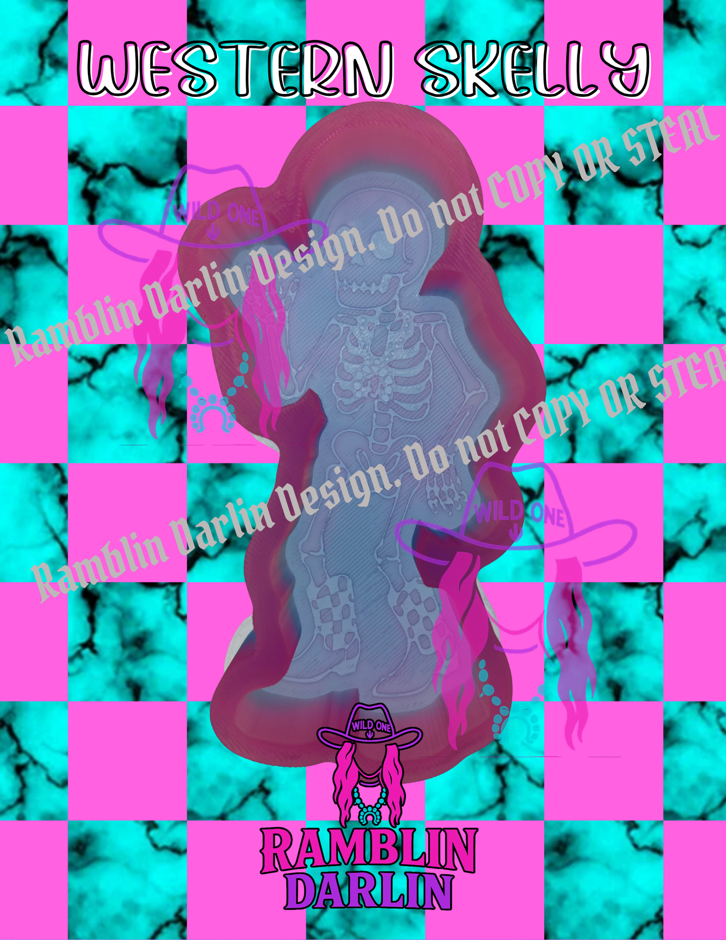 Western Skelly Mold