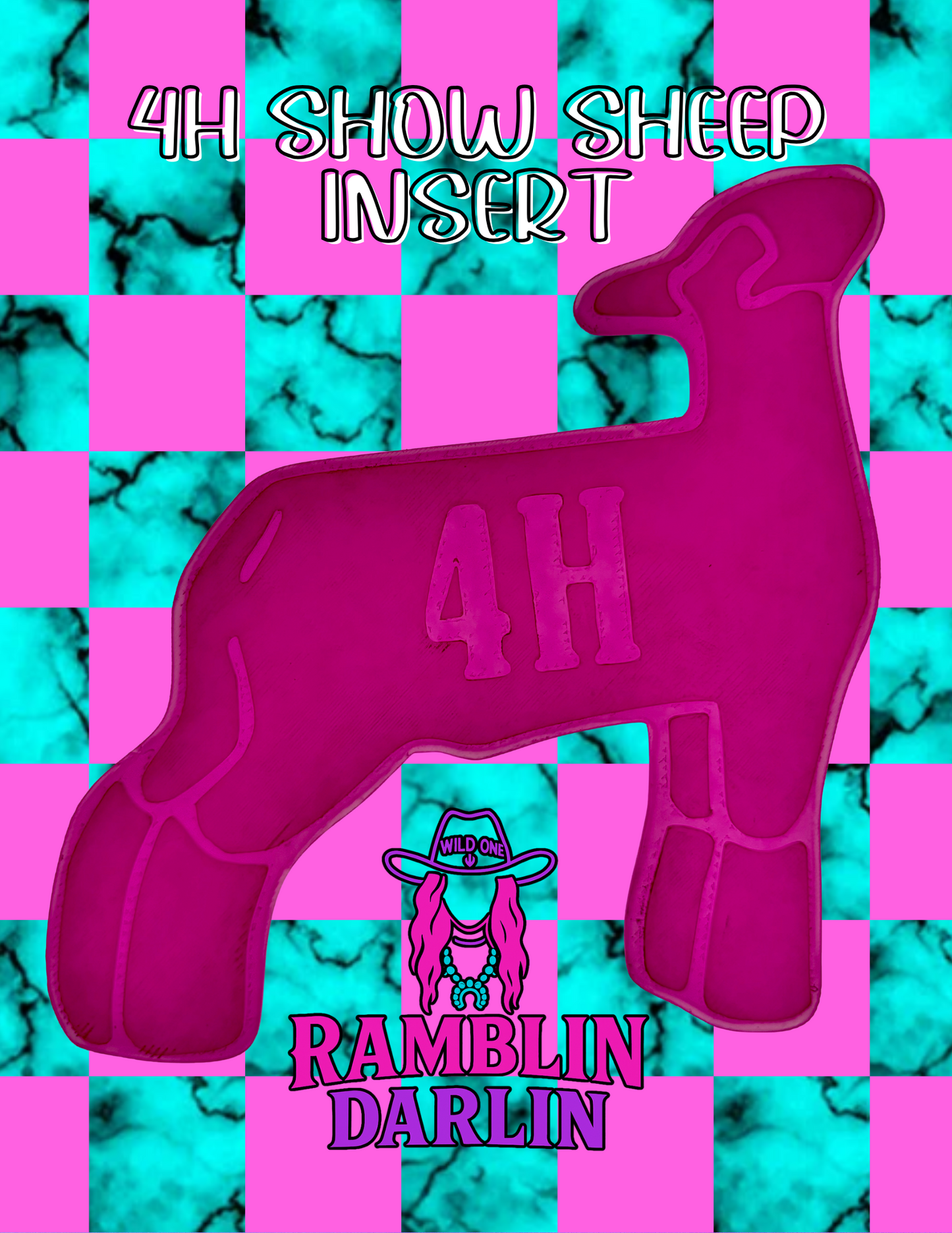 Plain Show Sheep Insert Mold