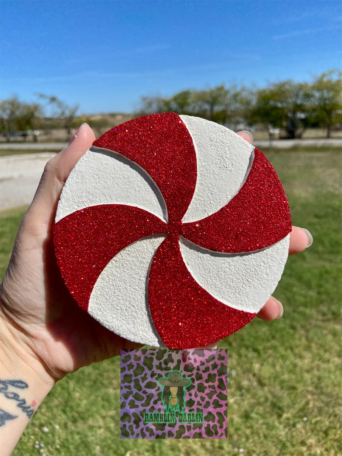 Large Peppermint Swirl Mold