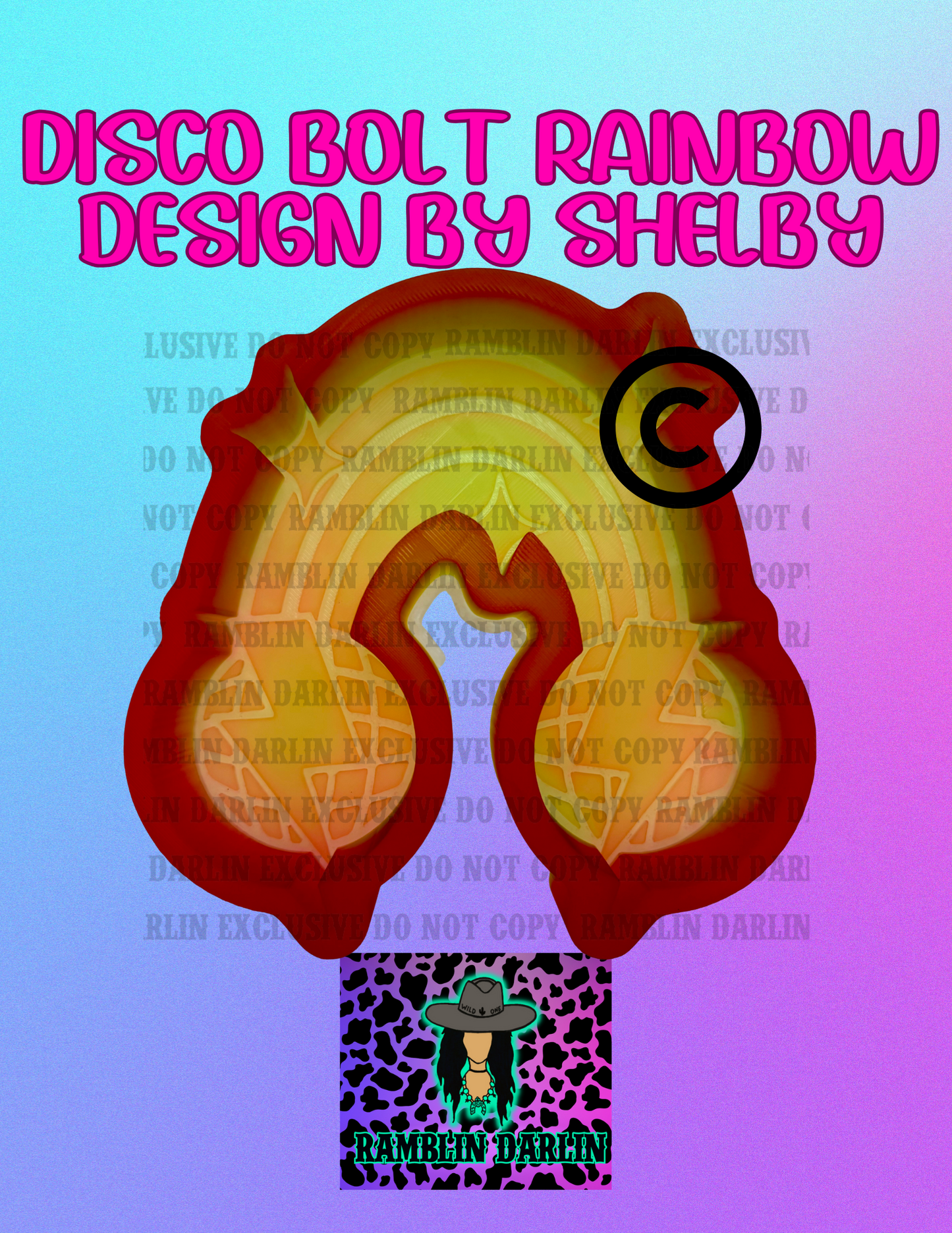 Disco Bolt Rainbow Mold ©️