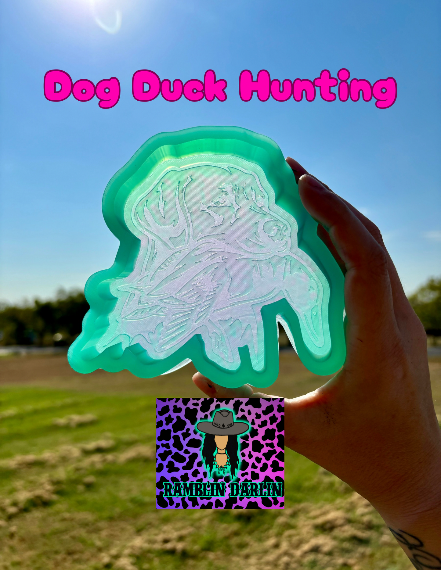 Dog Duck Hunting Mold