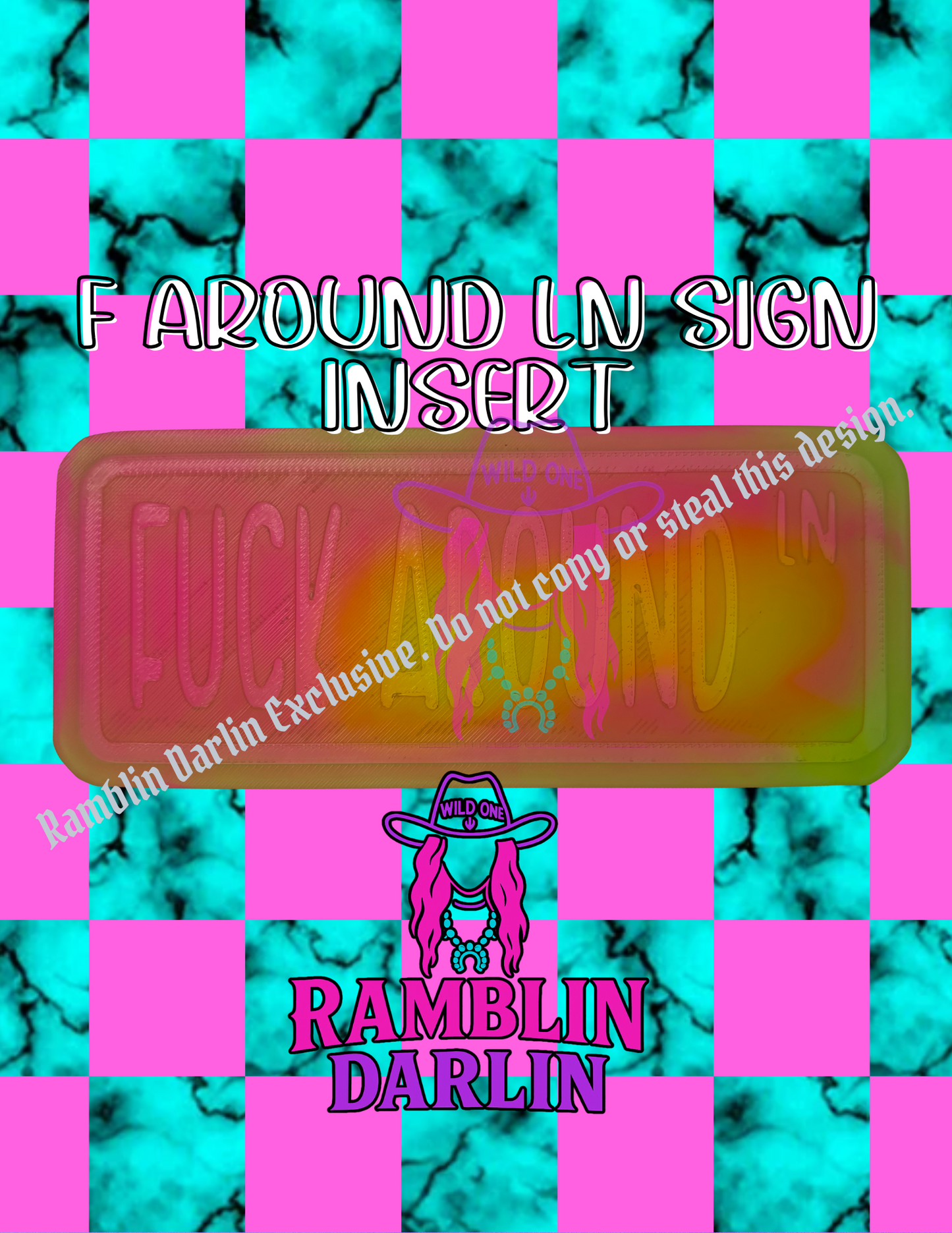 Street Sign Insert Mold