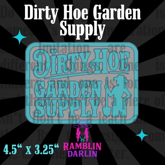 Dirty Hoe Garden Supply Mold