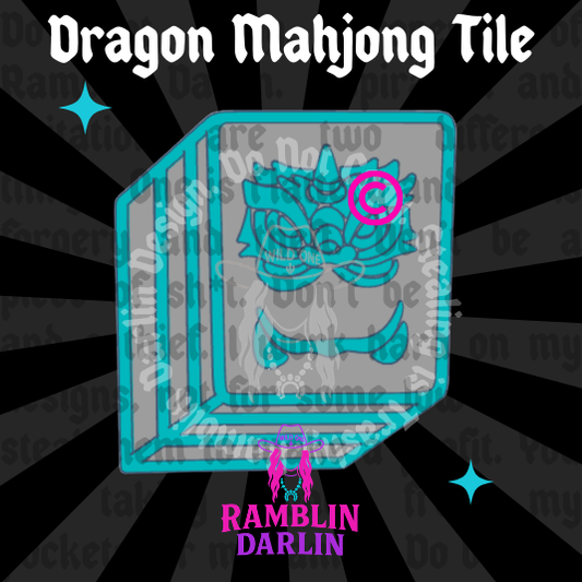 Dragon Mahjong Tile Mold ©️