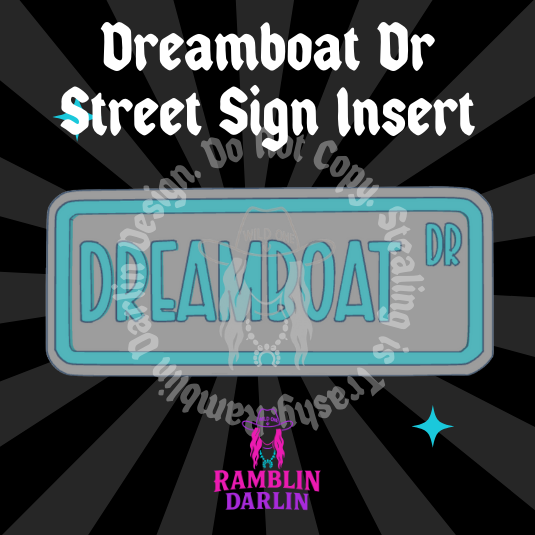 Street Sign Insert Mold