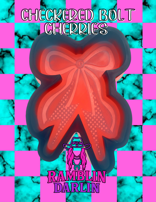 Checkered Bolt Cherries Mold