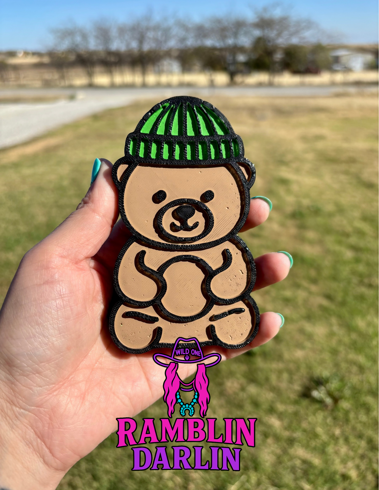 Bear in Beanie Mold