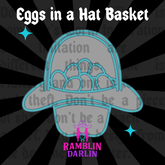 Western Easter Egg Basket Mold