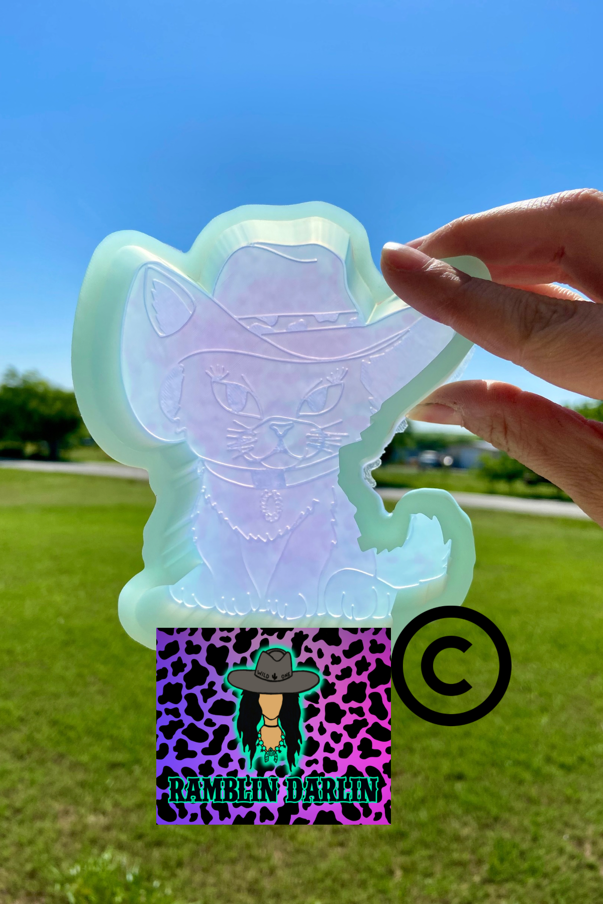 Cowgirl Cat Mold ©️