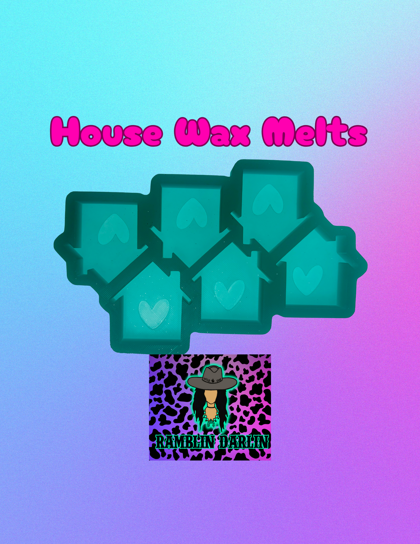 House Wax Melt Mold