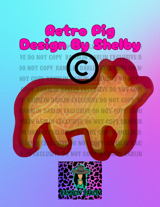 Retro Pig Mold ©️