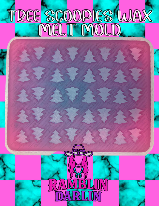 Tree Scoopies Wax Melt Mold