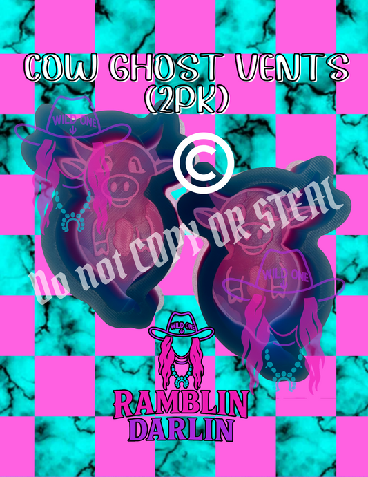 Ghost Cow Vent Molds (2pk) ©️
