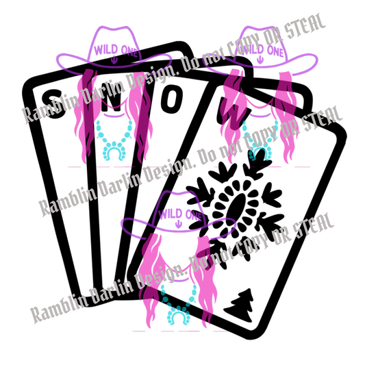 Snow Cards PNG file